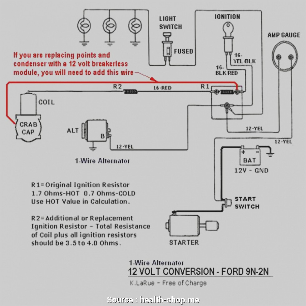 12 Volt Conversion Wiring Diagram ford 3000 Wiring Diagram 12v Wiring Diagram Repair Guides