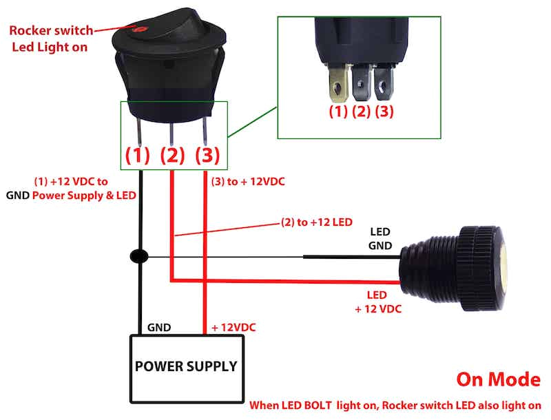 12v Switch Wiring Diagram Round 3 Wire Switch Diagram Wiring Diagram Operations