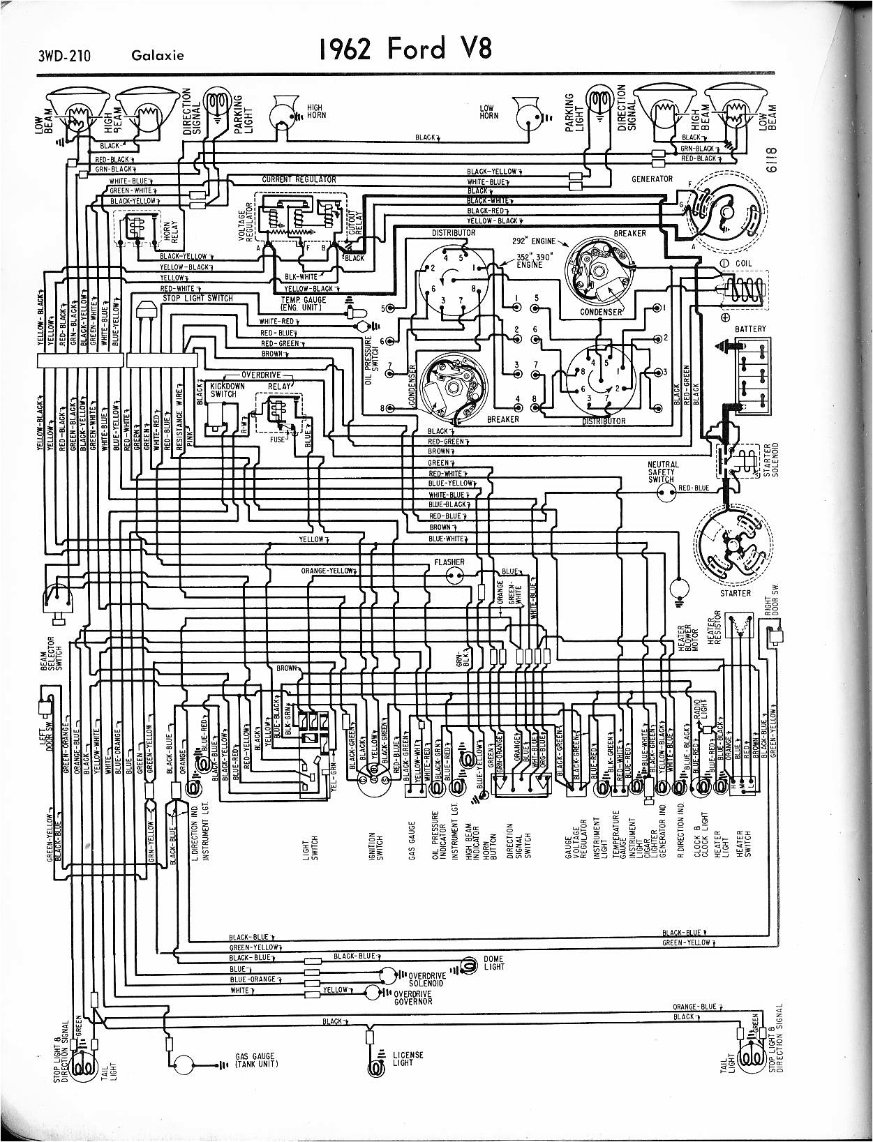1957 ford Fairlane Wiring Diagram 57 65 ford Wiring Diagrams