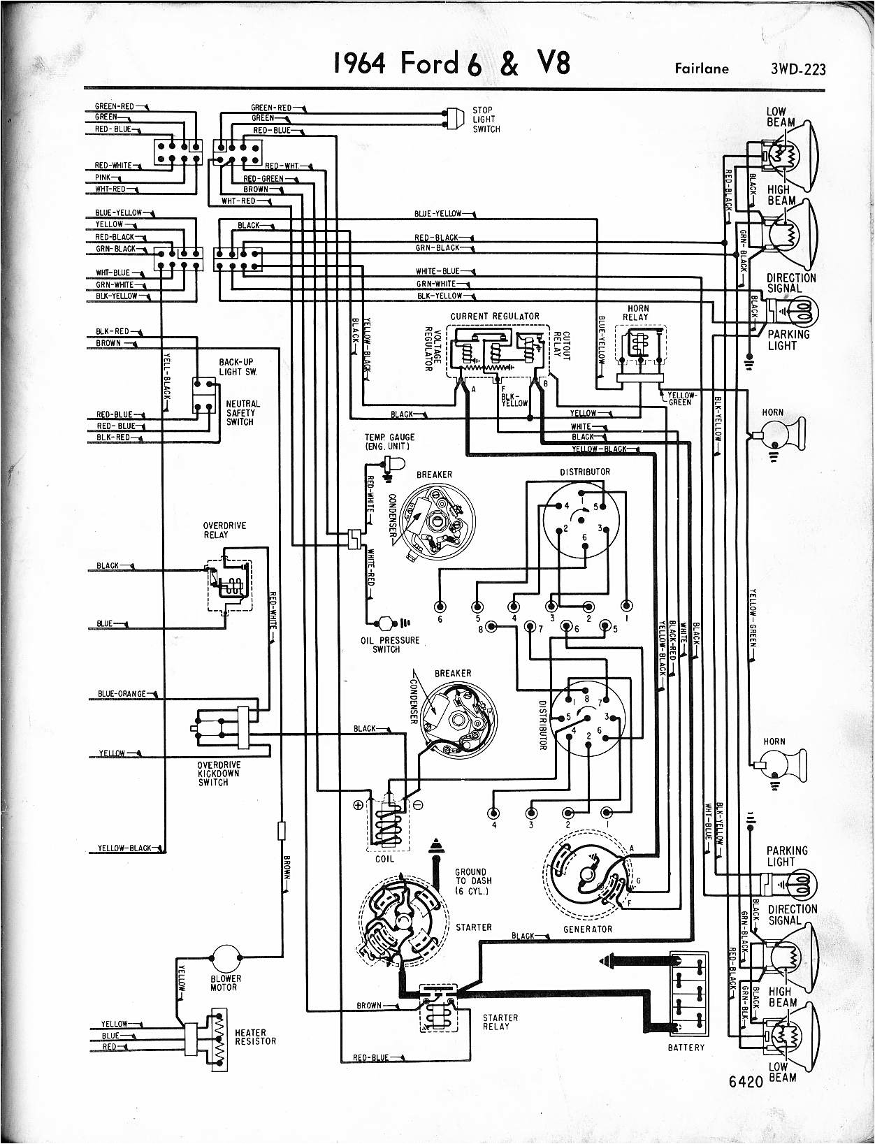 1957 ford Fairlane Wiring Diagram 57 65 ford Wiring Diagrams