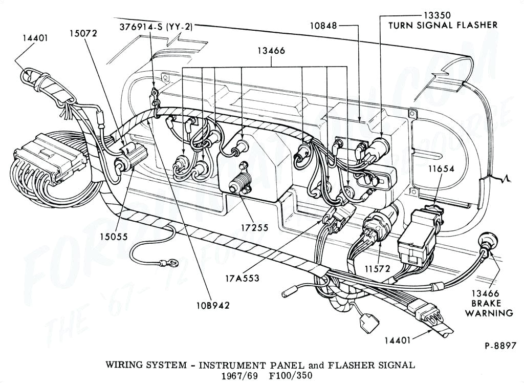 1959 ford F100 Wiring Diagram 65 ford Truck Wiring Diagram Schema Diagram Database