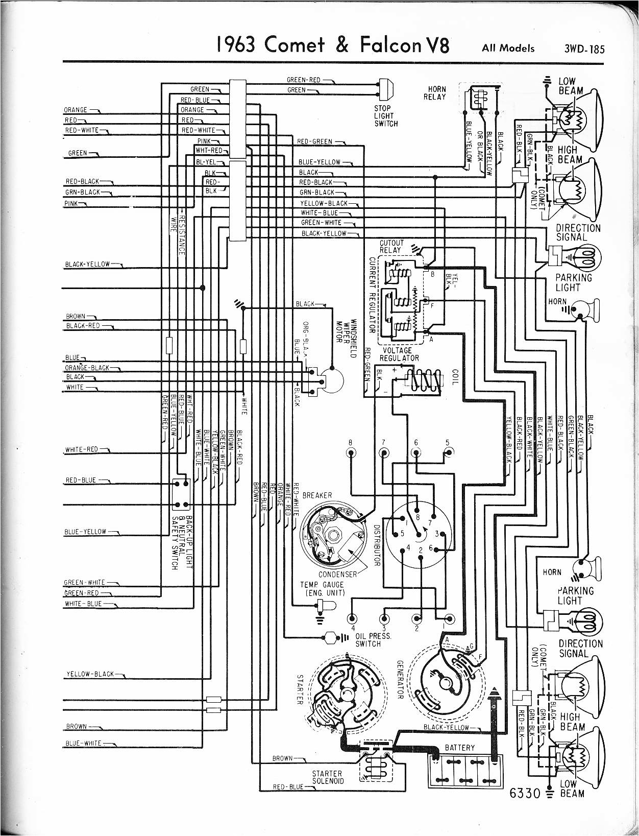 1964 ford Fairlane Wiring Diagram 57 65 ford Wiring Diagrams 1964 ford Fairlane Wiring Diagram 57 65 ford Wiring Diagrams
