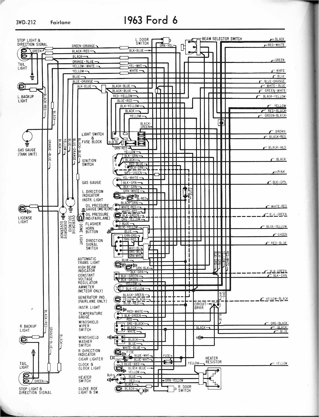 1964 ford Fairlane Wiring Diagram 57 65 ford Wiring Diagrams 1964 ford Fairlane Wiring Diagram 57 65 ford Wiring Diagrams