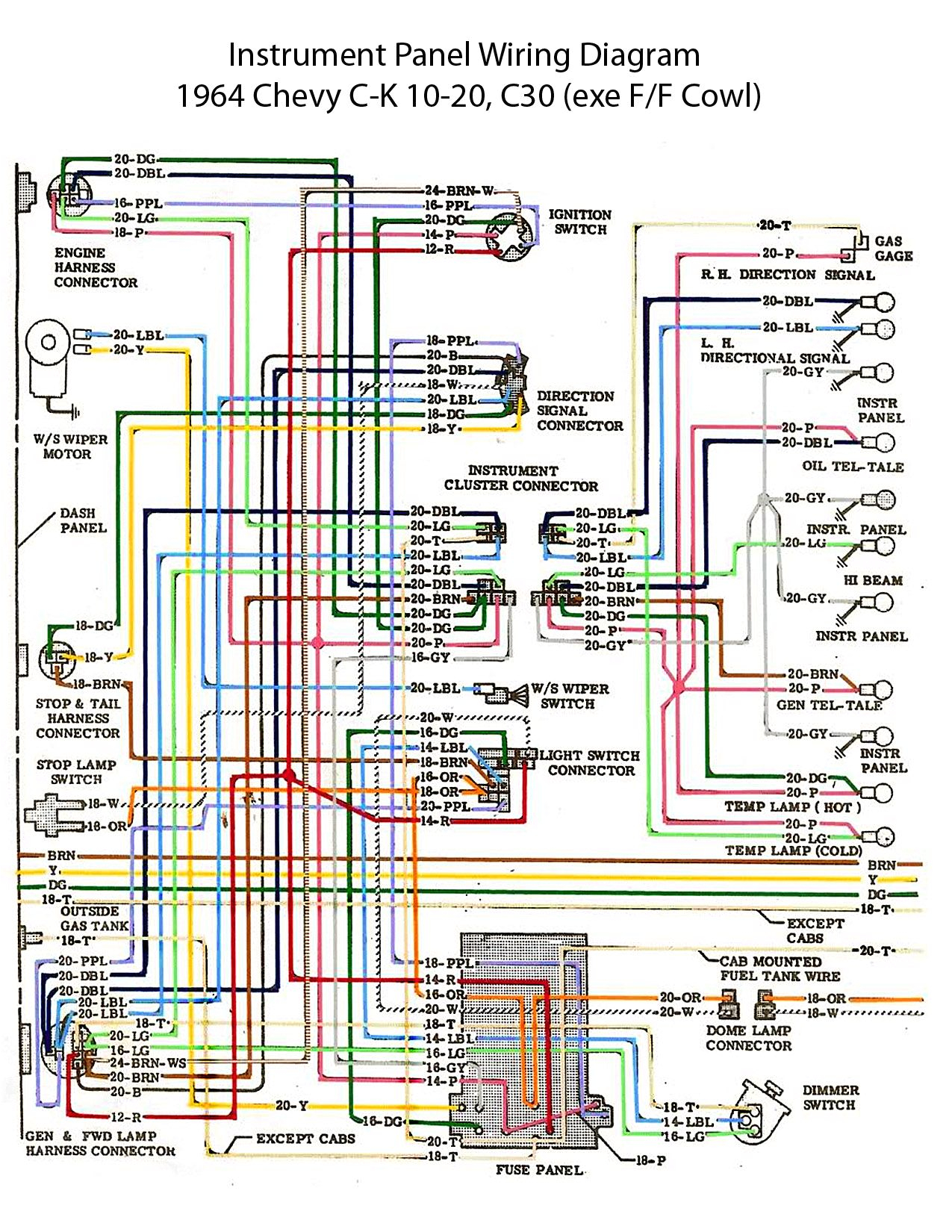 1967 Chevy C10 Wiring Diagram Chevy C10 Instrument Cluster Wiring Diagram Wiring Diagram Operations
