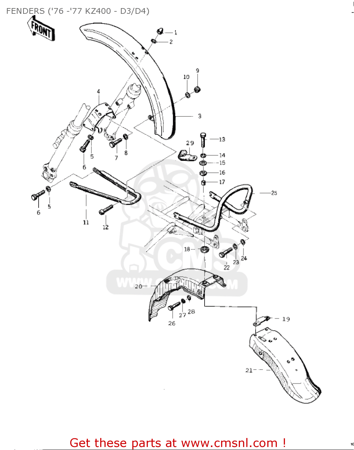 1976 Kz400 Wiring Diagram Kawasaki Kz400d3 1976 Canada Fenders 76 77 Kz400 D3 D4 Buy 1976 Kz400 Wiring Diagram Kawasaki Kz400d3 1976 Canada Fenders 76 77 Kz400 D3 D4 Buy