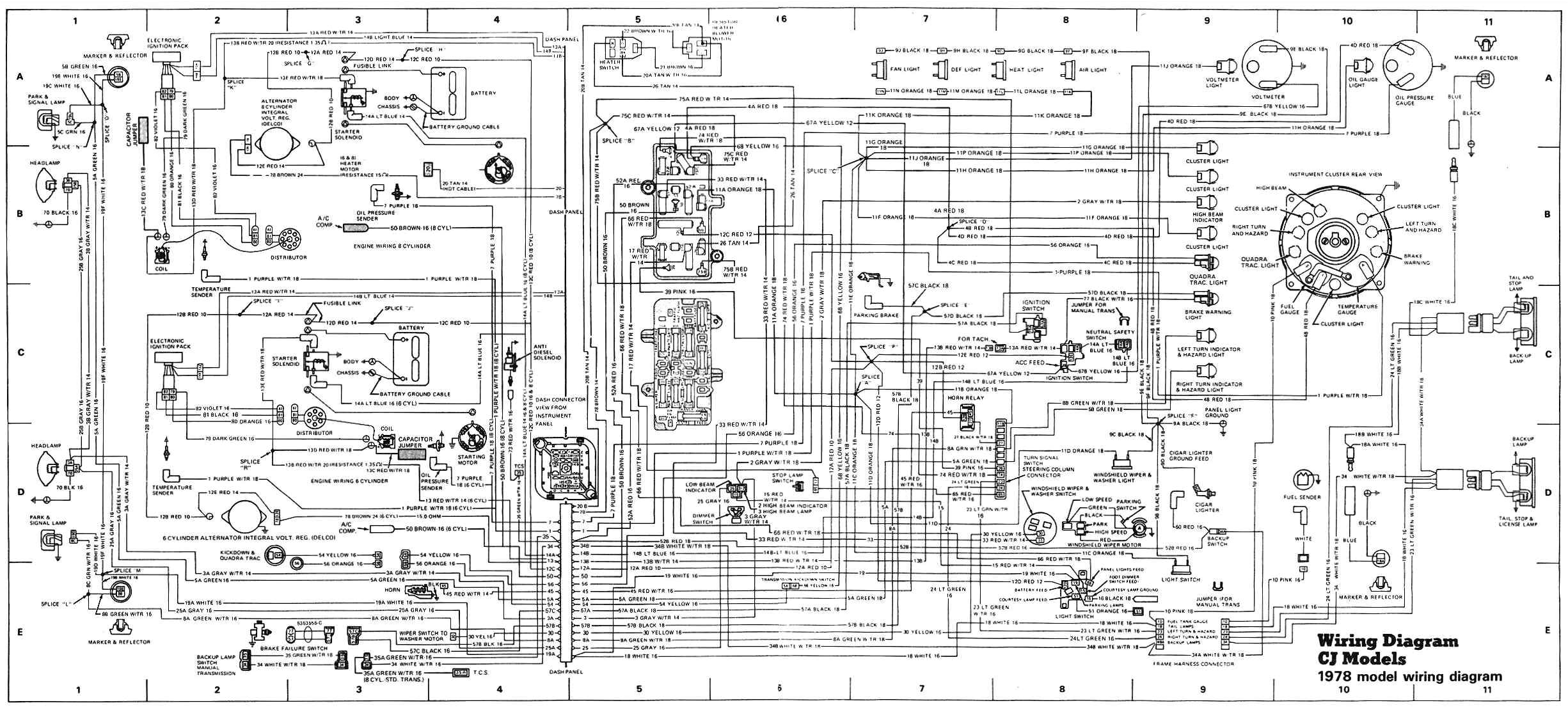 1978 Jeep Cj5 Wiring Diagram Jeep Cj5 Electrical Diagrams Schema Wiring Diagram 1978 Jeep Cj5 Wiring Diagram Jeep Cj5 Electrical Diagrams Schema Wiring Diagram