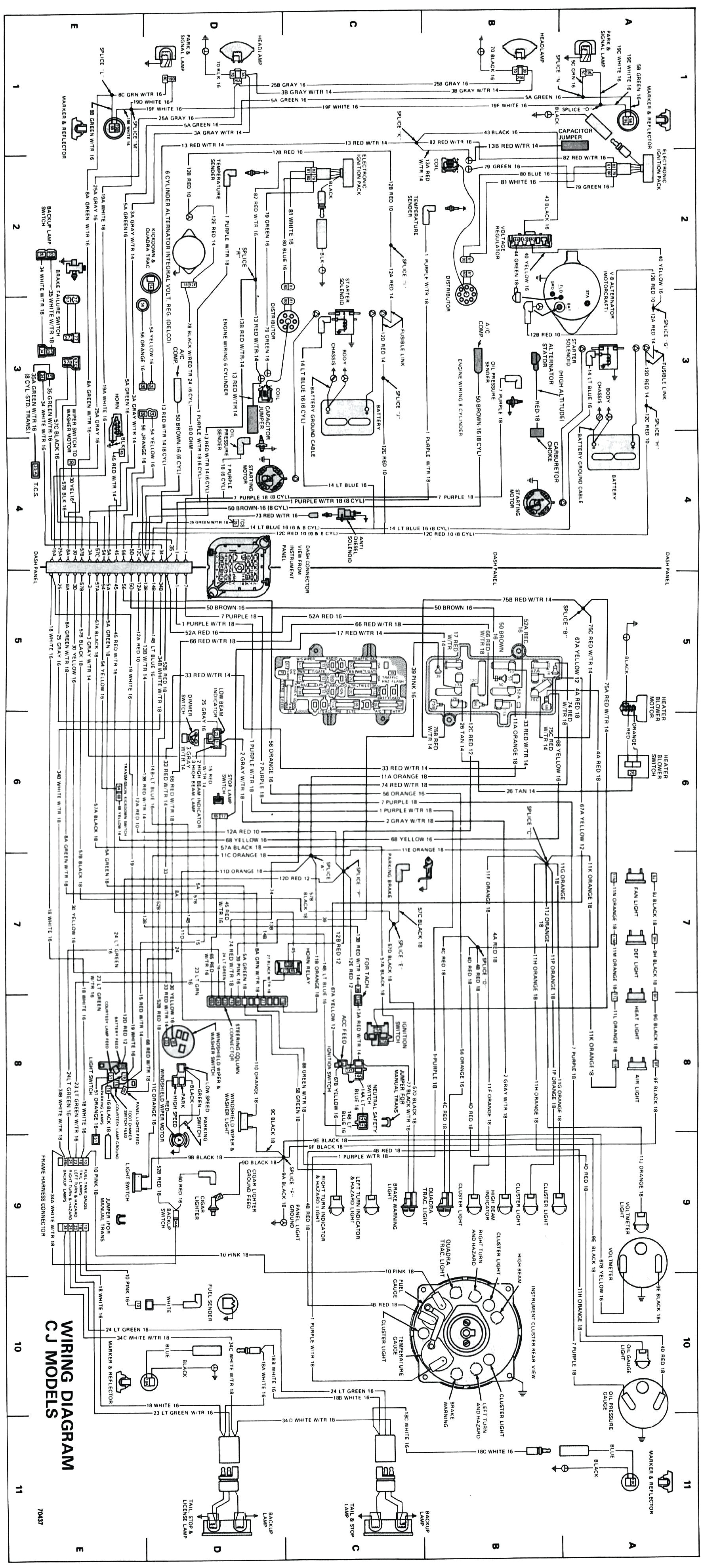 1979 Jeep Cj7 Wiring Diagram Jeep Cj Wiring Diagrams Wiring Diagram Name