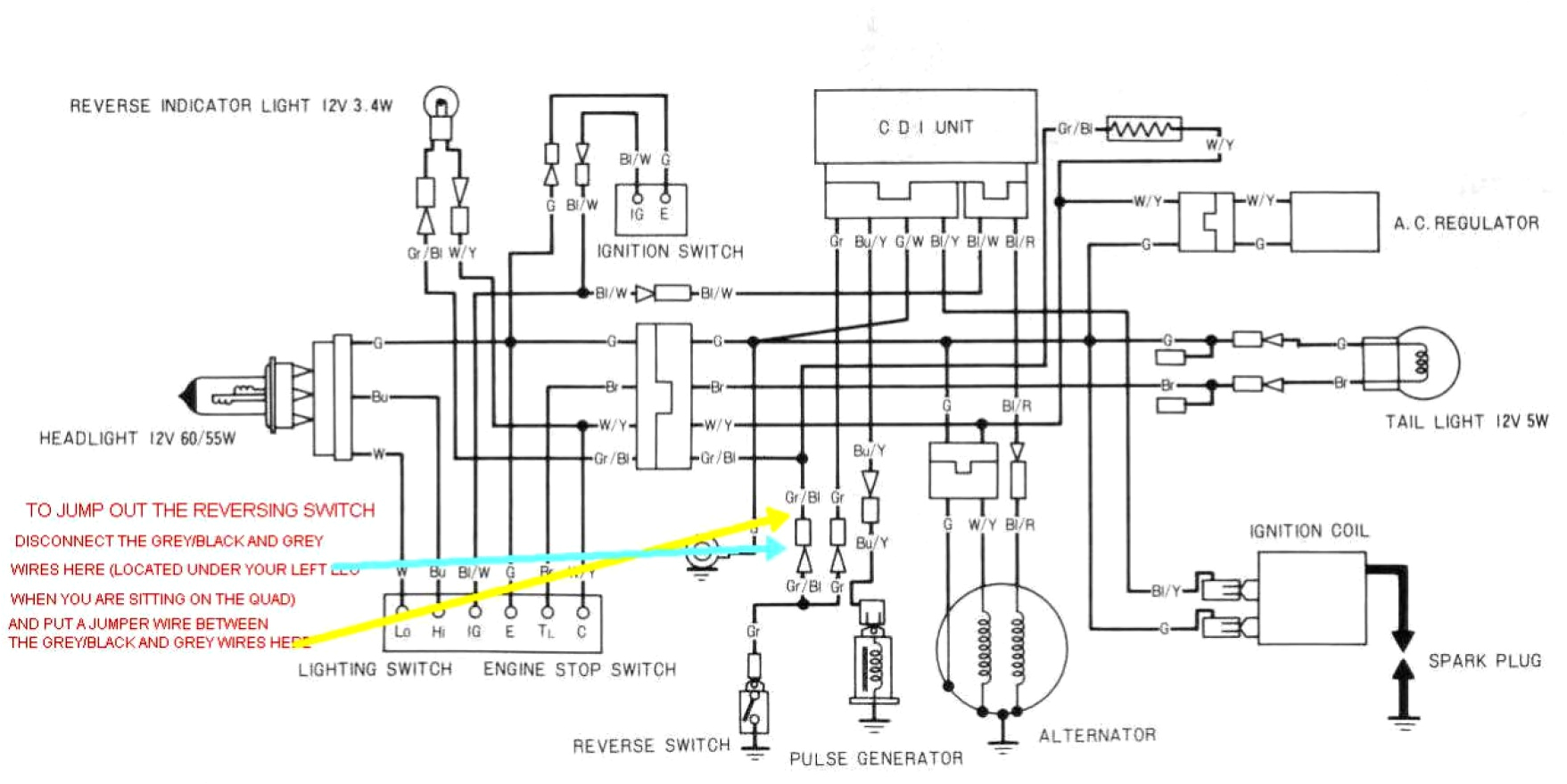 1985 Honda Fourtrax 250 Wiring Diagram 04 Honda 250 Ignition Wiring Wiring Diagrams Bib