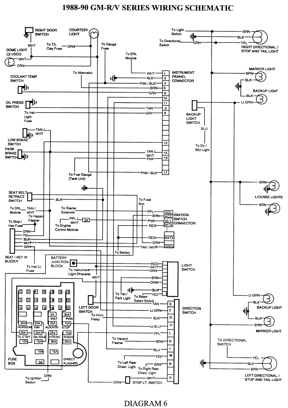 1989 Gmc Sierra Wiring Diagram 1989 Gmc Back Up Light Wiring Wiring Diagram Used