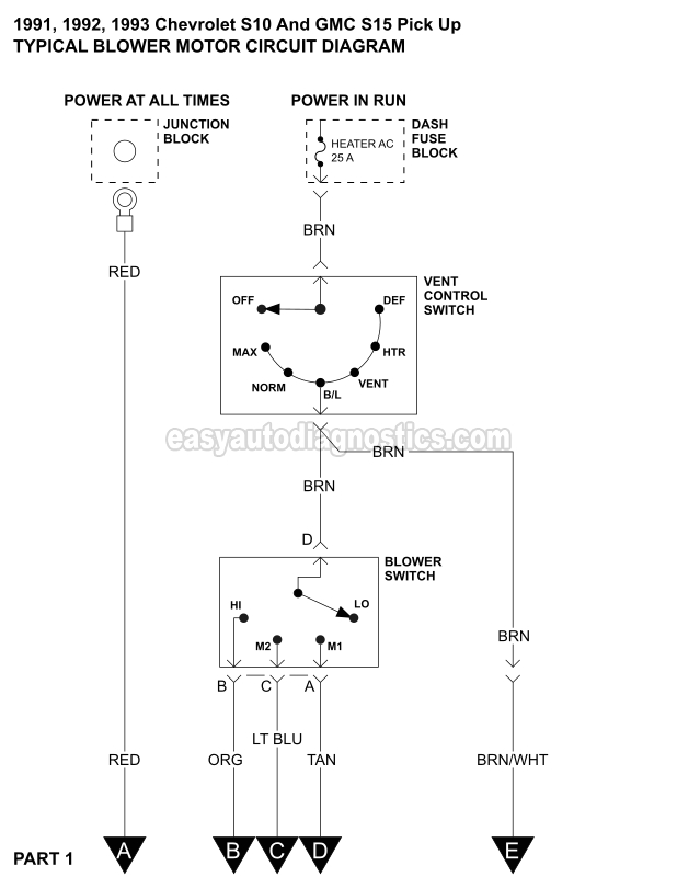 1992 Chevy S10 Wiring Diagram Gm Blower Motor Wiring Diagram Wiring Diagram Centre 1992 Chevy S10 Wiring Diagram Gm Blower Motor Wiring Diagram Wiring Diagram Centre