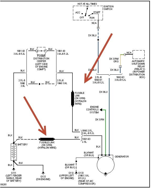 1993 Dodge Dakota Wiring Diagram 1990 Dodge Dakota Wiring Wiring Diagrams Bib