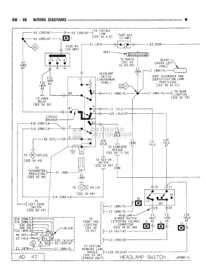 1993 Dodge Dakota Wiring Diagram 1993 Dodge Van Wiring Diagram Wiring Diagram Inside