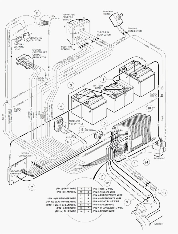 1994 Club Car Ds Wiring Diagram Club Car Wiring Fuse Wiring Diagram Sheet