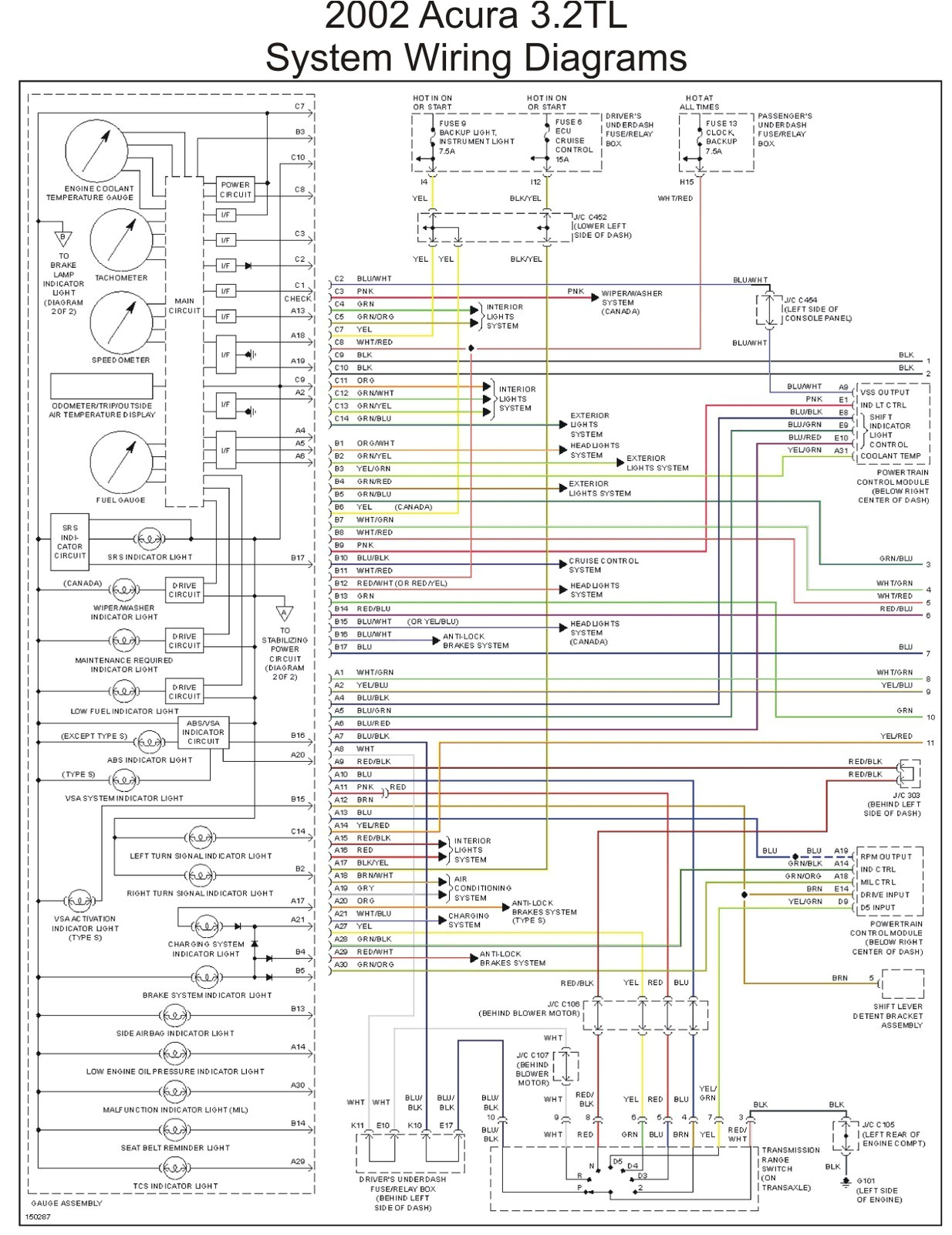 1995 Acura Integra Wiring Diagram 94 Integra Wiring Diagram Wiring Diagram