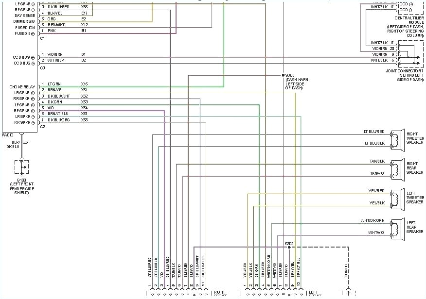 1995 Dodge Ram 1500 Radio Wiring Diagram Ram Radio Wiring Wiring Diagram for You