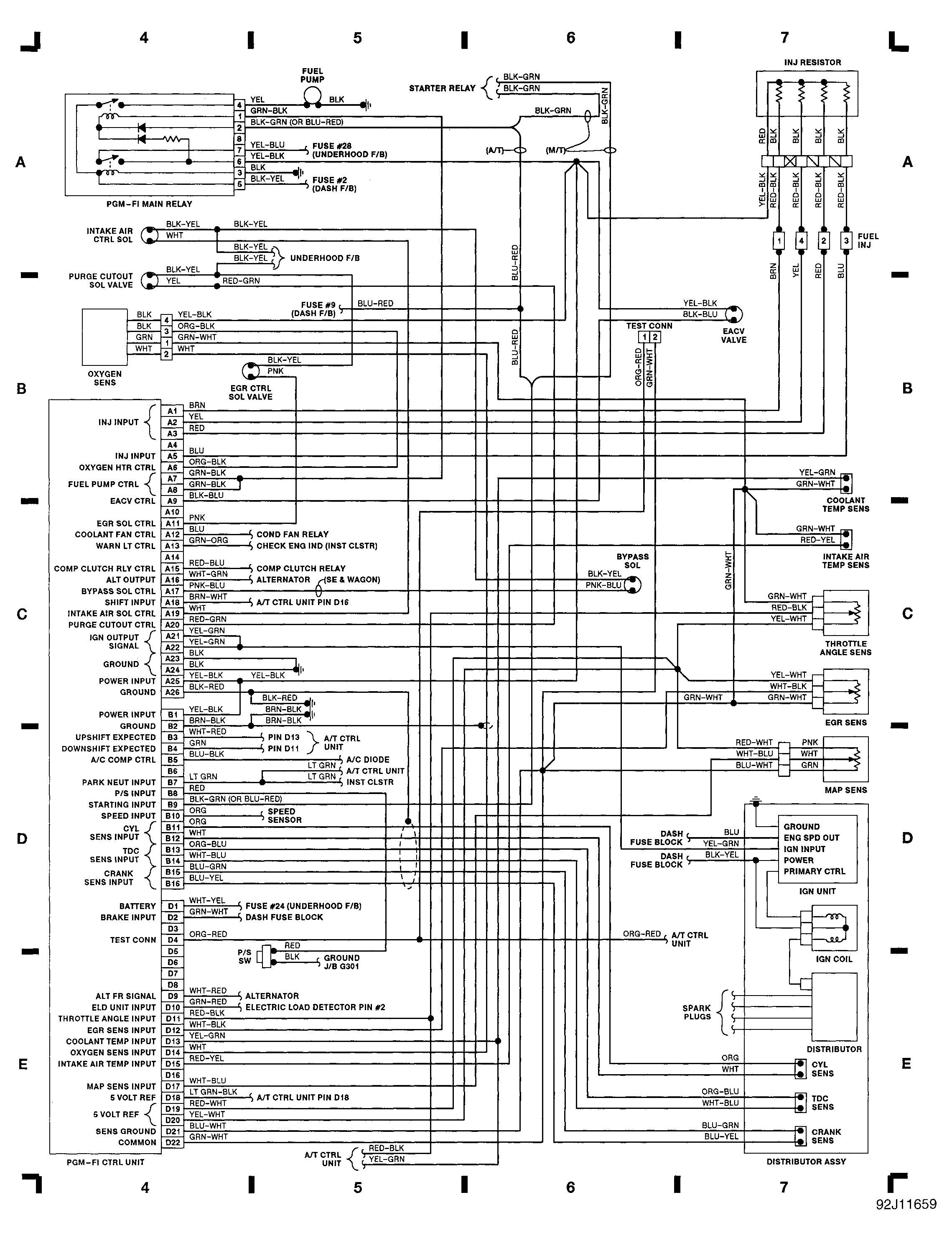 1996 Honda Accord Ignition Wiring Diagram Honda Accord Wiring Diagram Wiring Diagram Mega 1996 Honda Accord Ignition Wiring Diagram Honda Accord Wiring Diagram Wiring Diagram Mega