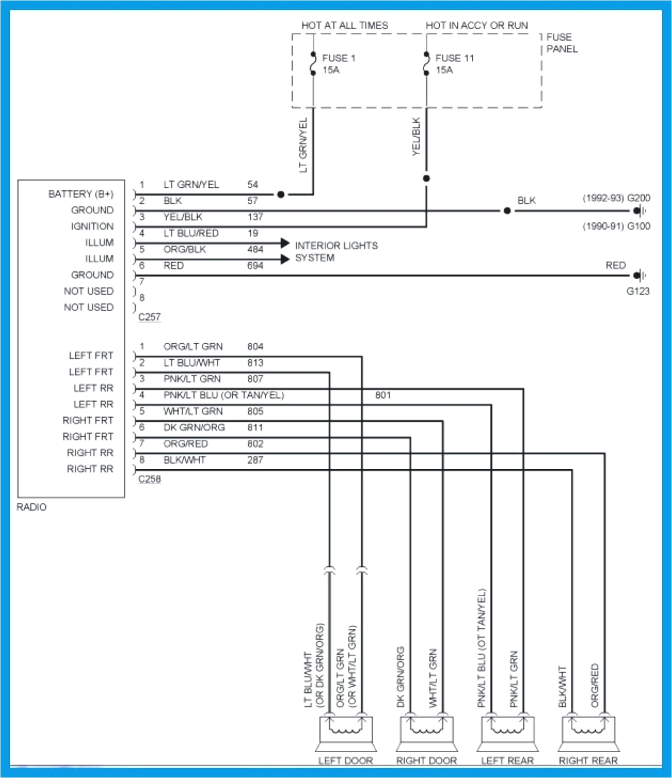 1998 Dodge Ram Radio Wiring Diagram Ram 1500 Wiring Diagram Wiring Diagram Data