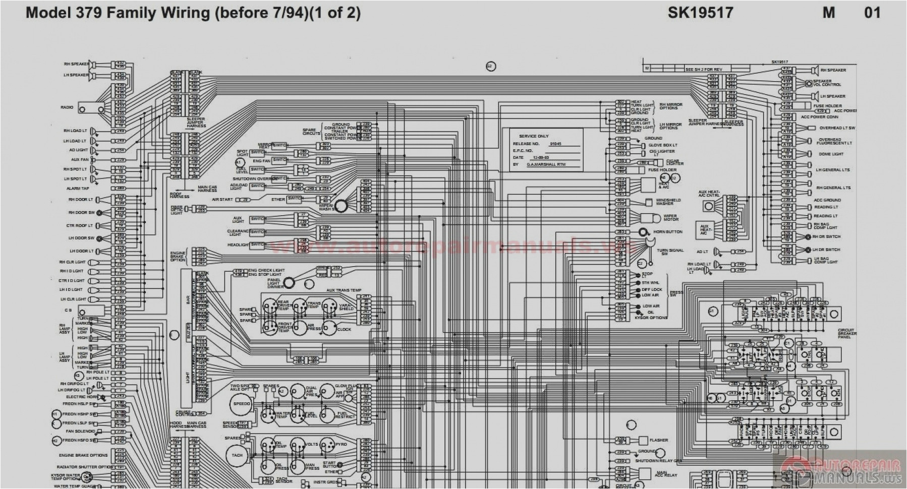 1998 Peterbilt 379 Wiring Diagram Peterbilt 379 Radio Wiring Diagram Wiring Diagram Database