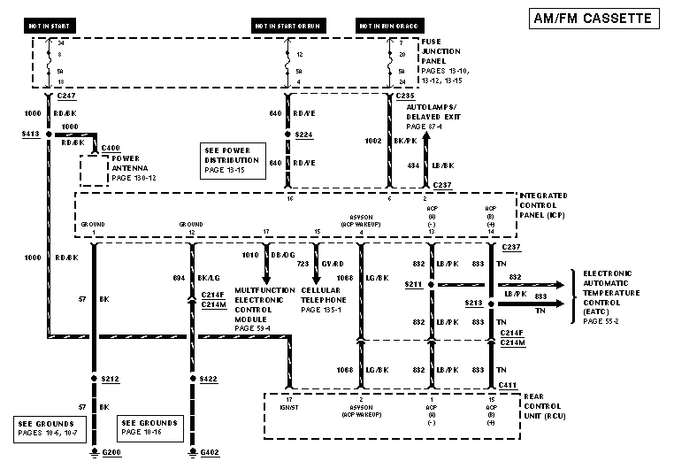 1999 ford Taurus Wiring Diagram 2000 ford Taurus aftermarket Radio Wiring Diagrams Automotive 1999 ford Taurus Wiring Diagram 2000 ford Taurus aftermarket Radio Wiring Diagrams Automotive