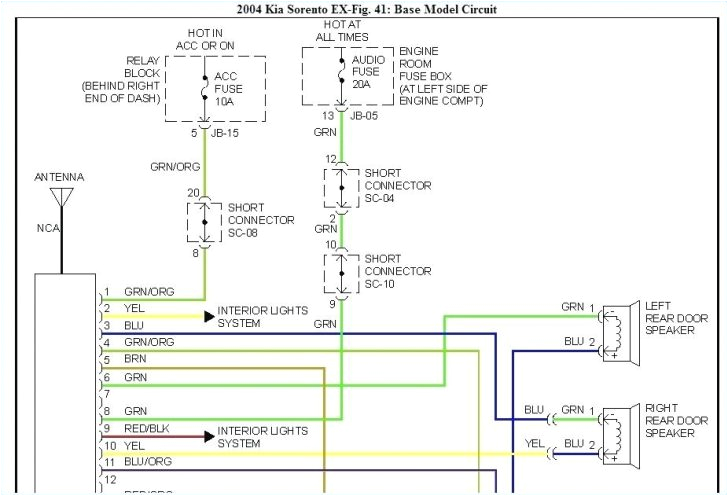 1999 Kia Sportage Radio Wiring Diagram Kia Radio Wiring Wiring Diagram