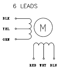2 Phase Stepper Motor Wiring Diagram Pololu Stepper Motor Unipolar Bipolar 200 Steps Rev 42a 48mm 4v