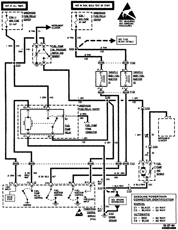 2000 Chevy Silverado Fuel Pump Wiring Diagram Fuel Pump Relay Wiring Diagram Gm Truck Wiring Diagram User