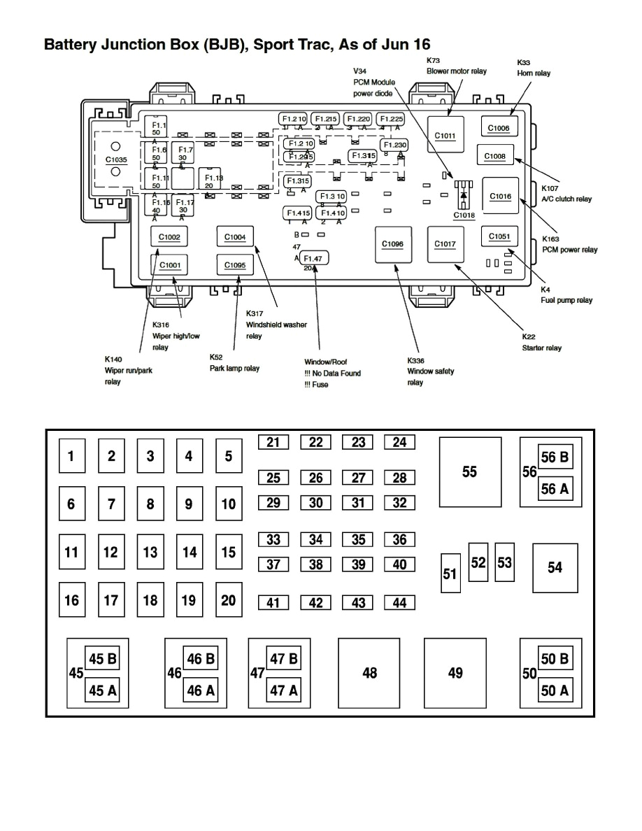 2002 ford Explorer Sport Trac Wiring Diagram 2002 ford Explorer Sport Fuse Box Diagram Wiring Diagram New