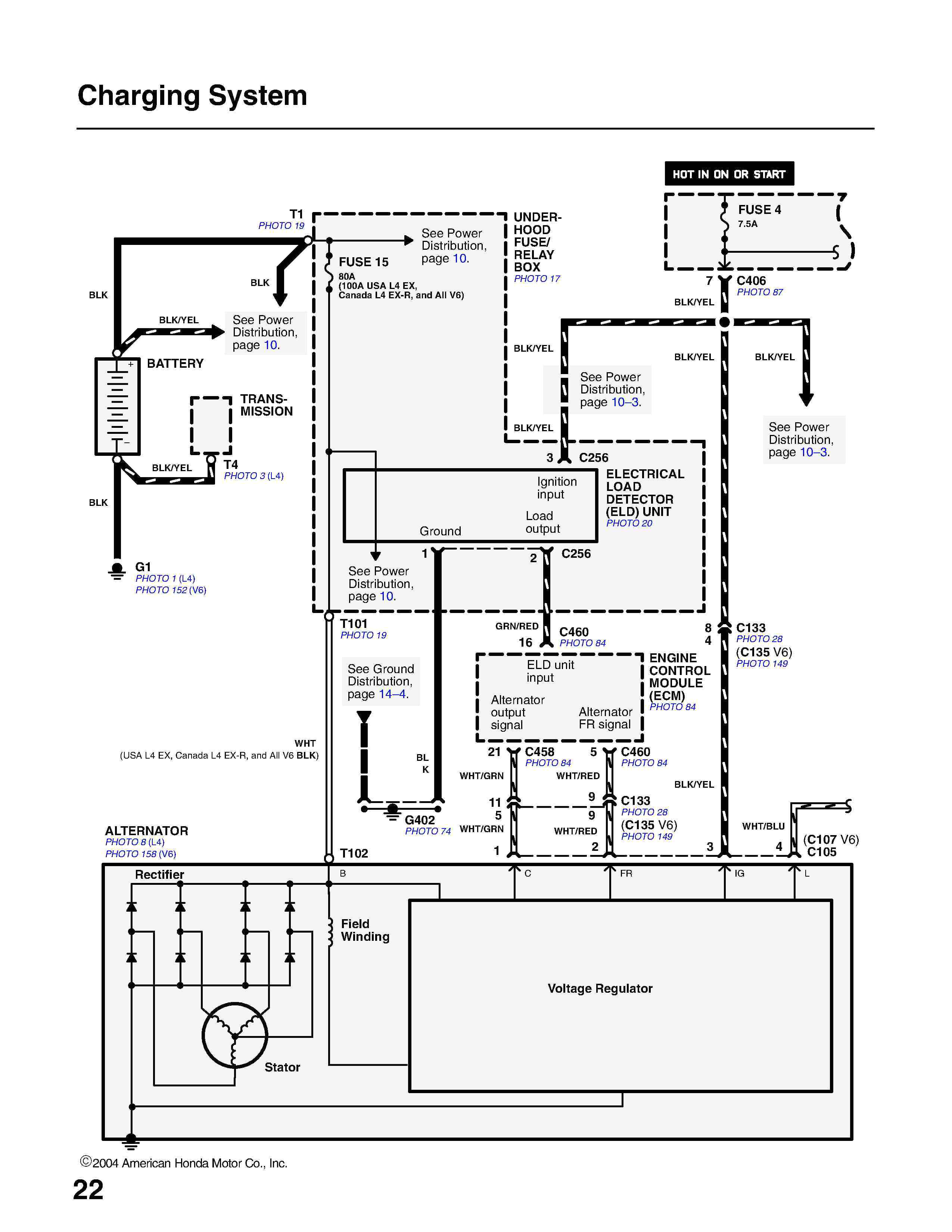 2003 Honda Accord Ac Wiring Diagram 97 Honda Civic Alternator Wiring Diagram Free Download Wiring
