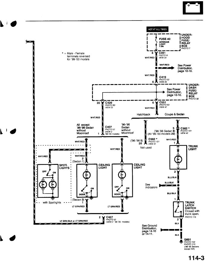 2003 Honda Odyssey Wiring Diagram Acura Tail Light Wiring Diagram Wiring Diagram