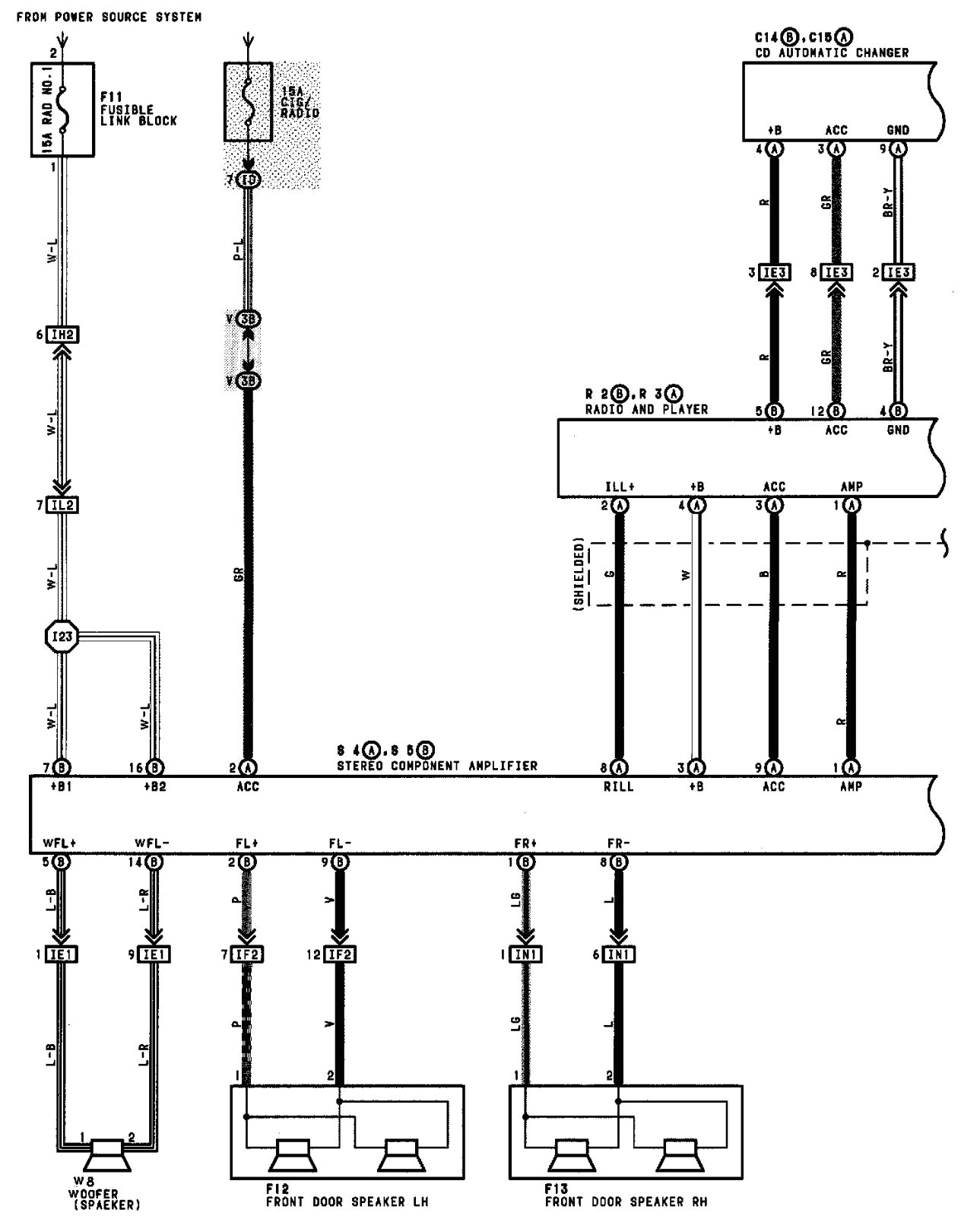 2003 toyota Camry Wiring Diagram 2000 toyota Tacoma Wiring Diagram Wiring Diagram Database