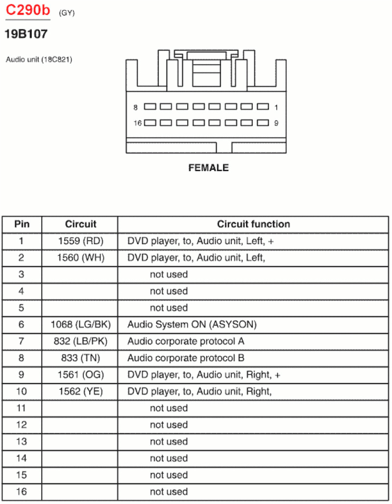 2004 ford Escape Radio Wiring Diagram ford Speaker Wiring Wiring Diagram 2004 ford Escape Radio Wiring Diagram ford Speaker Wiring Wiring Diagram