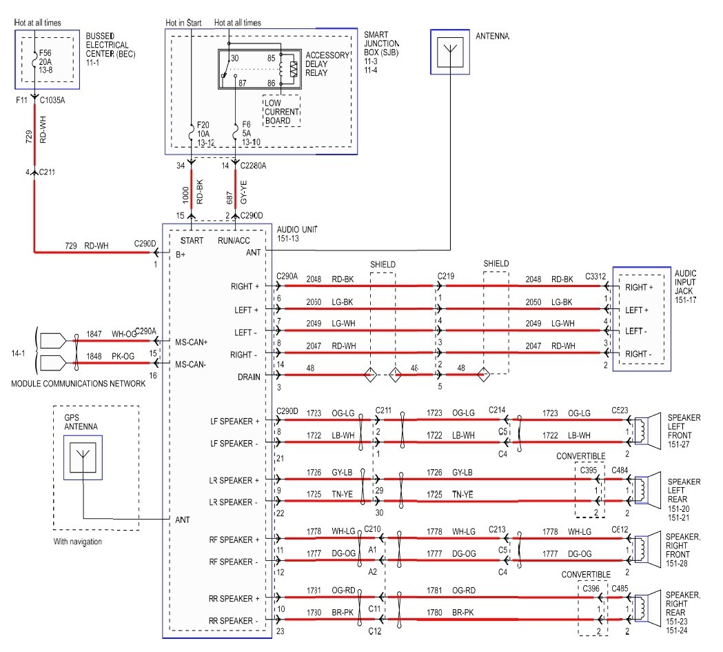 2005 Mustang Stereo Wiring Diagram 2008 Mustang Gt Stereo Wiring Diagram Wiring Diagram Paper