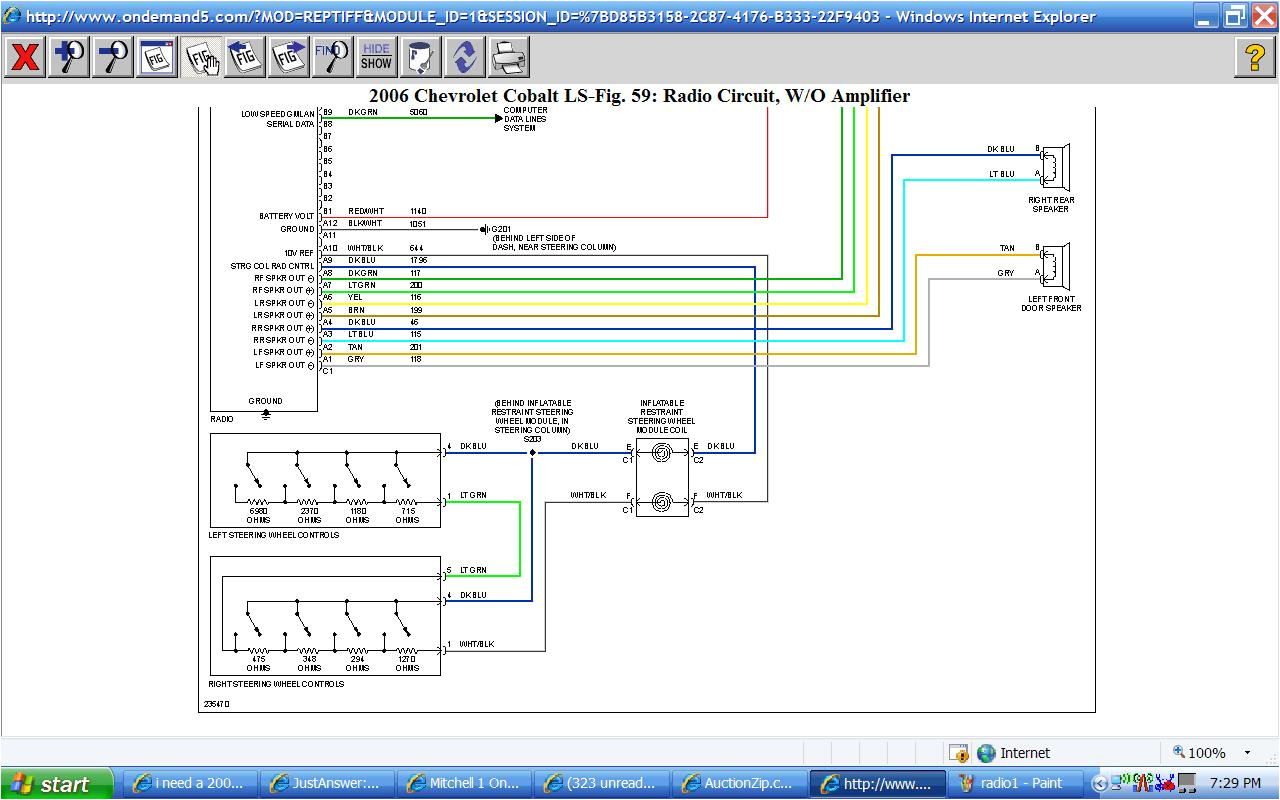 2006 Chevy Cobalt Radio Wiring Diagram Cobalt Radio Wiring Wiring Diagram 2006 Chevy Cobalt Radio Wiring Diagram Cobalt Radio Wiring Wiring Diagram