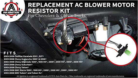 2006 Chevy Silverado Blower Motor Resistor Wiring Diagram Amazon Com Ac Blower Motor Resistor Kit with Harness Replaces 2006 Chevy Silverado Blower Motor Resistor Wiring Diagram Amazon Com Ac Blower Motor Resistor Kit with Harness Replaces