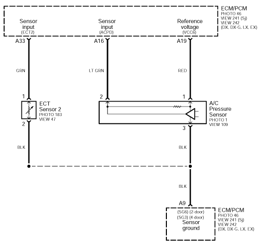 2006 Honda Civic Ac Wiring Diagram Civic Aca Diagram for the Air Conditioning Systemcutsgets Hot