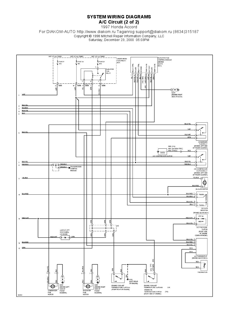 2006 Honda Civic Ac Wiring Diagram Honda Ac Wiring Diagram Wiring Diagram Sample