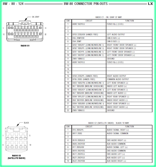 2013 Chrysler 200 Radio Wiring Diagram Chrysler 300 Radio Wiring Harness Wiring Diagrams Second