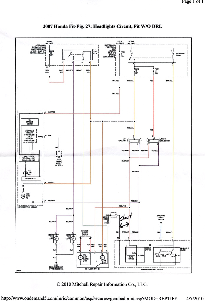 2013 Honda Fit Wiring Diagram 2008 Honda Fit Headlight Wiring Diagram Wiring Diagram Tags