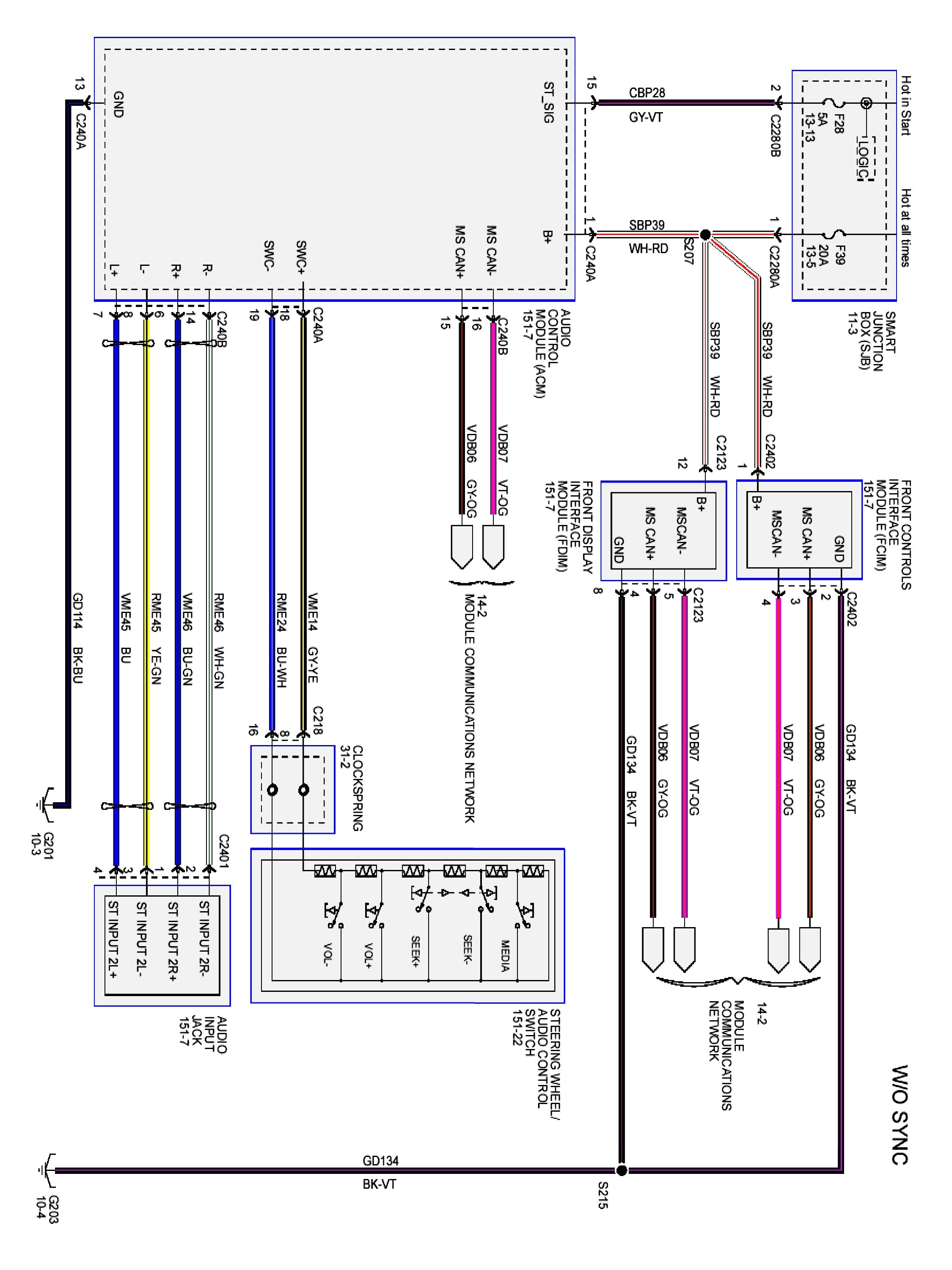 2014 ford Focus Wiring Diagram ford Ka Wiring Diagram Wiring Diagrams Value