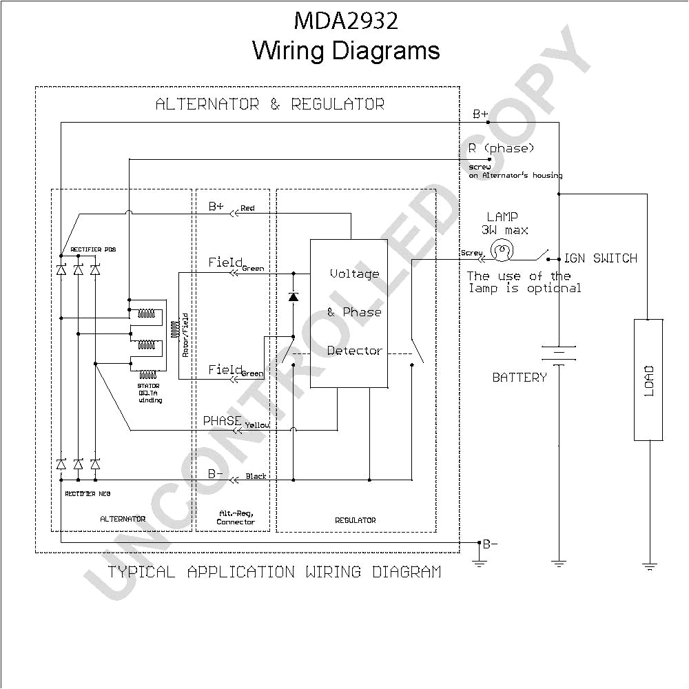 22si Alternator Wiring Diagram Prestolite Leece Neville