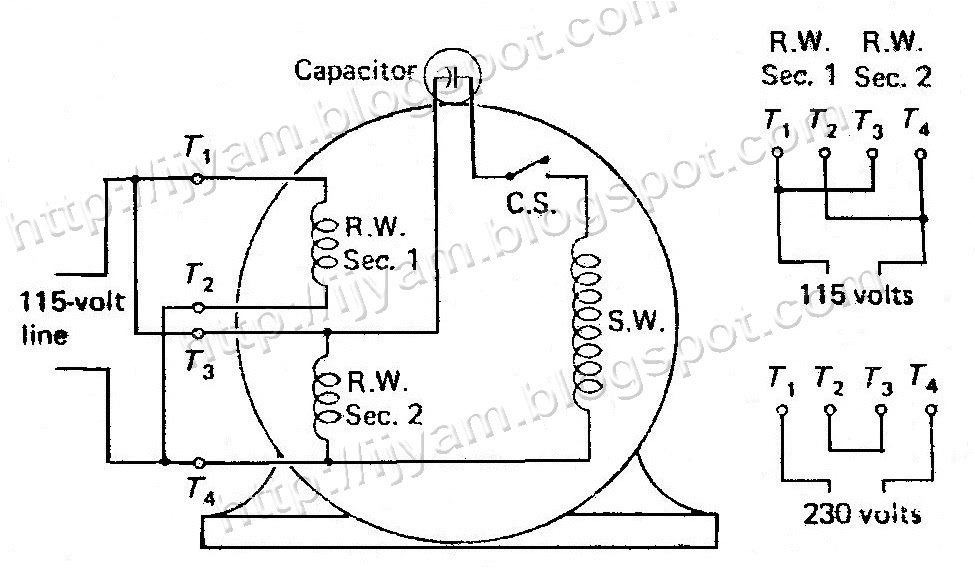 240 Volt Electric Motor Wiring Diagram Dual Voltage Motor Wiring Diagram Wiring Diagrams 240 Volt Electric Motor Wiring Diagram Dual Voltage Motor Wiring Diagram Wiring Diagrams