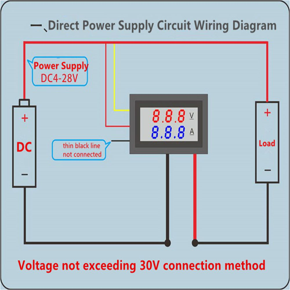 3 Wire Voltmeter Wiring Diagram Dc 100v 10a 0 28 Inch Mini Digital Voltmeter Ammeter 4 Bit 5 Wires 3 Wire Voltmeter Wiring Diagram Dc 100v 10a 0 28 Inch Mini Digital Voltmeter Ammeter 4 Bit 5 Wires