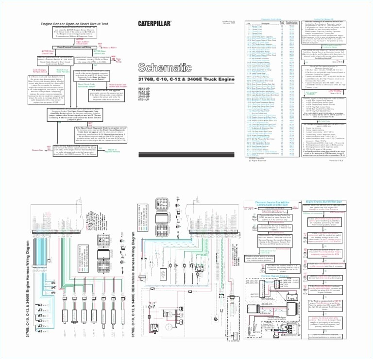 3406e 40 Pin Ecm Wiring Diagram 3406e 40 Pin Ecm Wiring Diagram Lovely Cat C15 Ecm Pin 47 Wiring