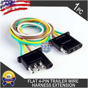 4 Pin Flat Trailer Wiring Diagram 12ft Trailer Light Wiring Harness Extension 4 Pin 18 Awg Flat Wire 4 Pin Flat Trailer Wiring Diagram 12ft Trailer Light Wiring Harness Extension 4 Pin 18 Awg Flat Wire