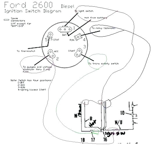 4 Position Ignition Switch Wiring Diagram ford Ignition Key Wiring Diagram Wiring Diagram Pass