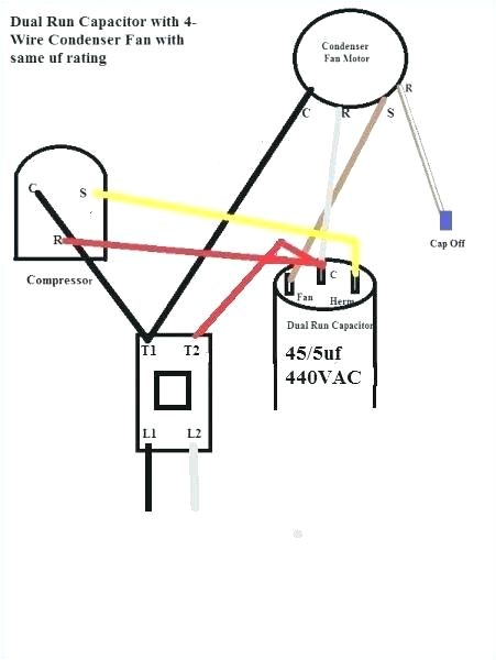 4 Wire Condenser Fan Motor Wiring Diagram Fan Motor Capacitor Wiring Diagram Wiring Diagram Blog 4 Wire Condenser Fan Motor Wiring Diagram Fan Motor Capacitor Wiring Diagram Wiring Diagram Blog