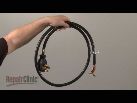 4 Wire Dryer Wiring Diagram Electric Dryer Power Cord 4 Wire Replacement 5305510955 Youtube