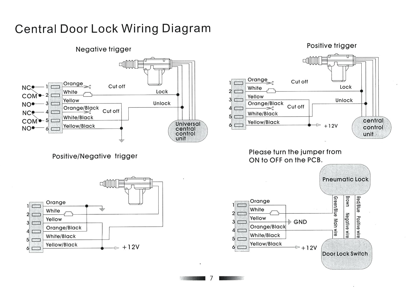5 Wire Door Lock Actuator Wiring Diagram Actuator Wiring Circuit Wiring Diagram today