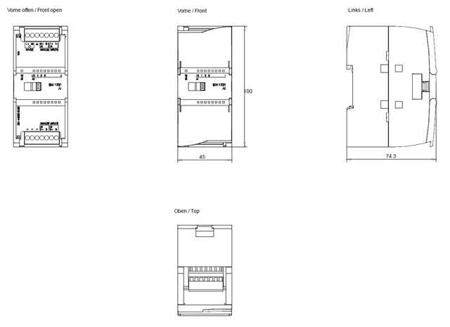 6es7231 4hd32 0xb0 Wiring Diagram Modua Rozszerzea 4we Analogowe 10v Dc 20ma Simatic S7 1200 6es7231