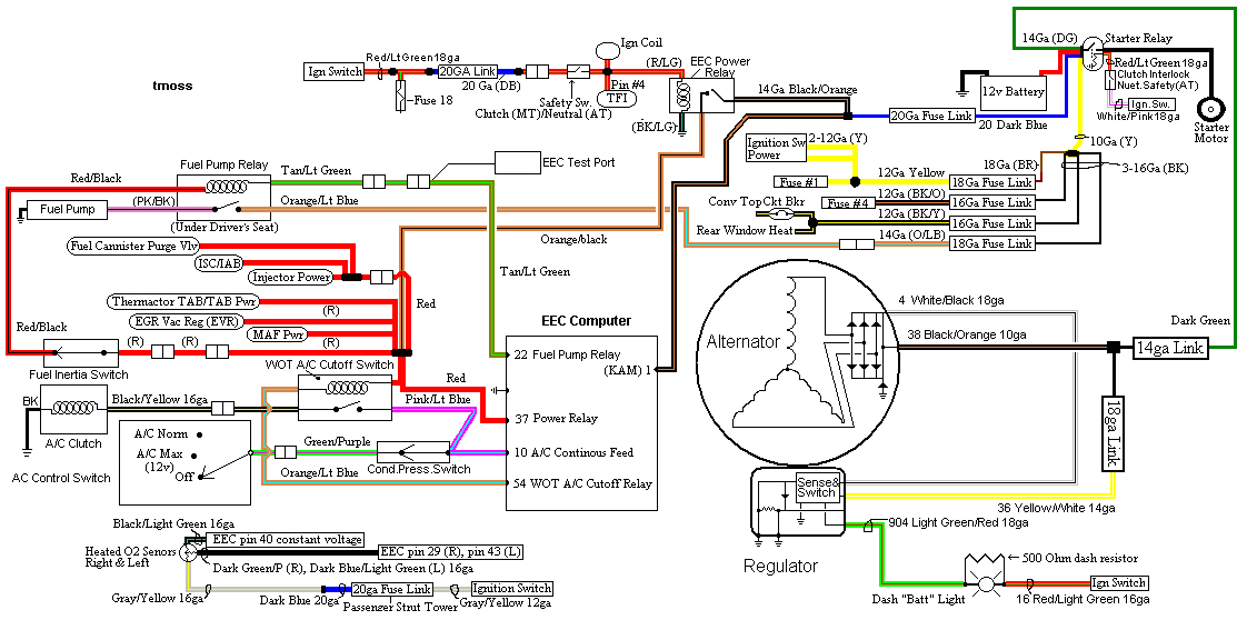 93 Mustang Wiring Diagram 1991 Mustang Alternator Wiring Schematic Wiring Diagram Operations 93 Mustang Wiring Diagram 1991 Mustang Alternator Wiring Schematic Wiring Diagram Operations